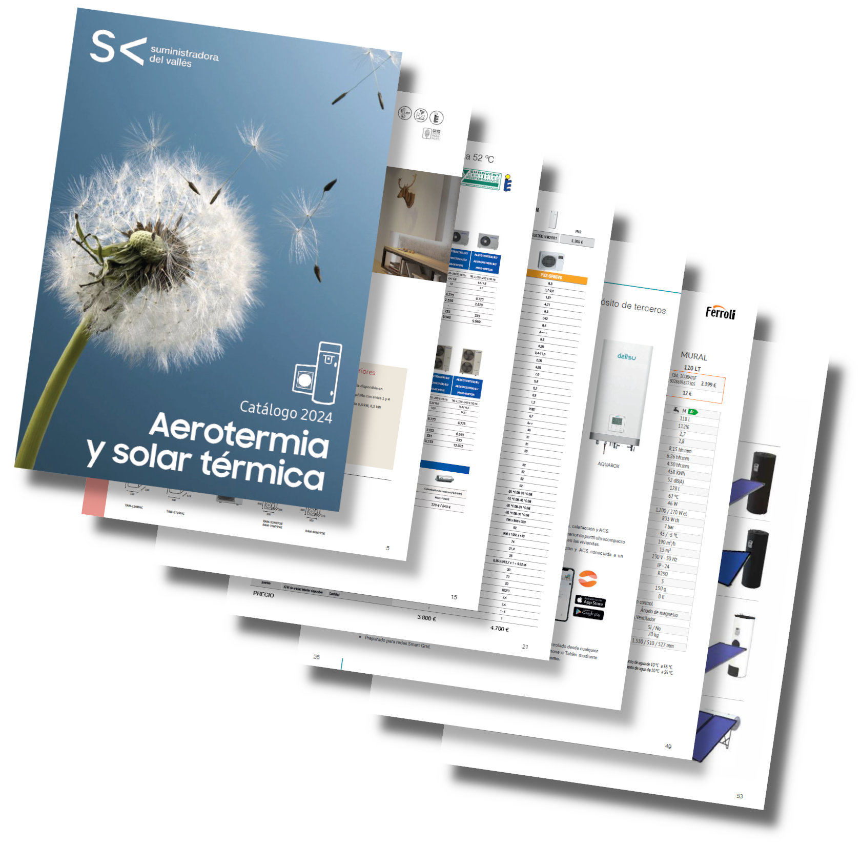 Nou Catàleg d'Aerotèrmia i Energia Solar Tèrmica